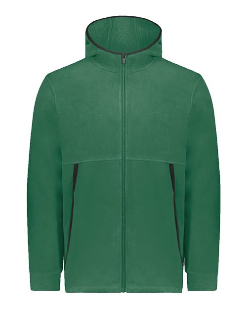 Augusta Sportswear Eco Revive™ Polar Fleece Hooded Full-Zip Jacket 6858