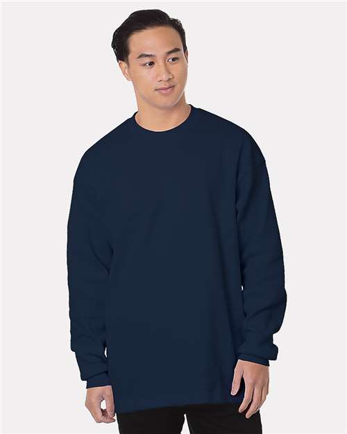 Bayside USA-Made Heavyweight Waffle Knit Thermal 8205