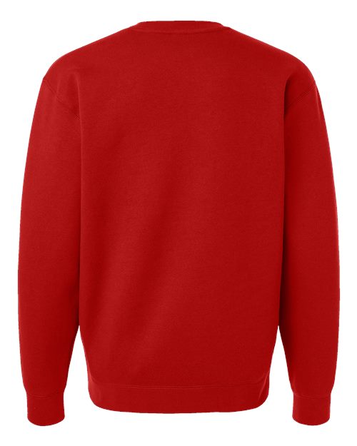 Independent Trading Co. Heavyweight Crewneck Sweatshirt IND3000 - Red