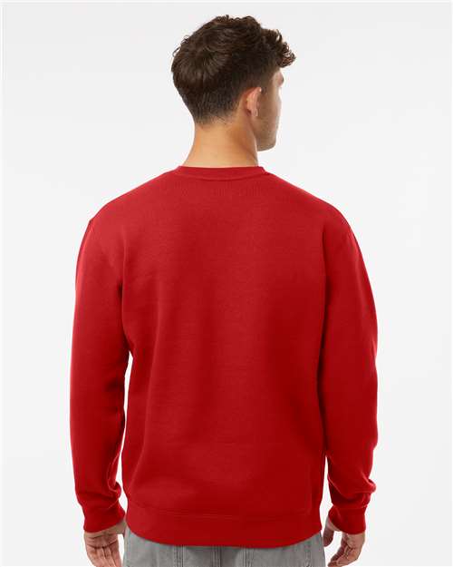 Independent Trading Co. Heavyweight Crewneck Sweatshirt IND3000 - Red