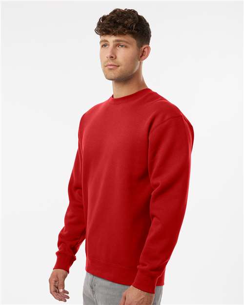 Independent Trading Co. Heavyweight Crewneck Sweatshirt IND3000 - Red