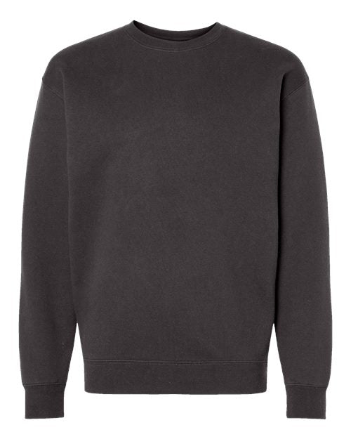 Independent Trading Co. Heavyweight Crewneck Sweatshirt IND3000 - Asphalt