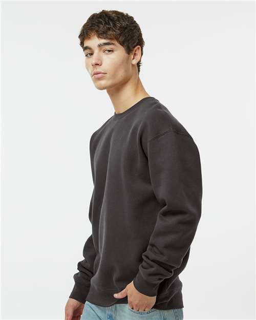 Independent Trading Co. Heavyweight Crewneck Sweatshirt IND3000 - Asphalt