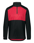 Holloway SeriesX Quarter-Zip Pullover 229533 - Black/ Scarlet