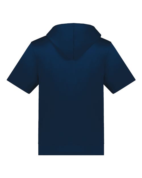 Augusta Sportswear Fleece Short Sleeve Hooded Pullover 6871