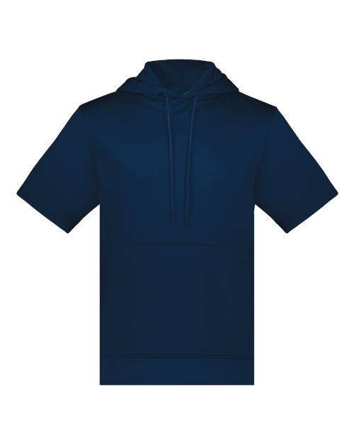Augusta Sportswear Fleece Short Sleeve Hooded Pullover 6871
