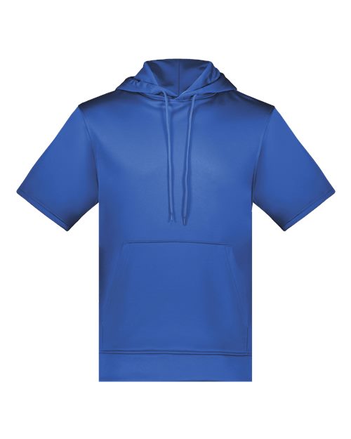 Augusta Sportswear Fleece Short Sleeve Hooded Pullover 6871