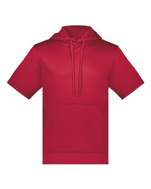 Augusta Sportswear Fleece Short Sleeve Hooded Pullover 6871