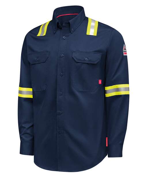 Bulwark Nomex® Comfort Enhanced-Vis Woven Long Sleeve Shirt QS26EVH