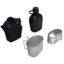 Rothco 4 Piece Canteen Kit With Cover, Aluminum Cup & Stove / Stand. Item