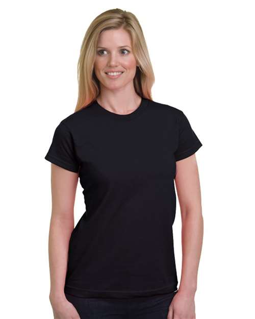 Bayside Women's USA-Made Fine Jersey T-Shirt 5850