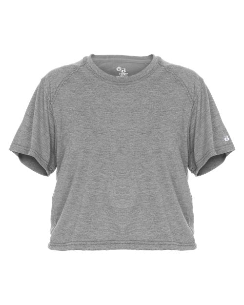 Badger Women's Tri-Blend Crop T-Shirt 4963