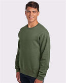 JERZEES NuBlend® Crewneck Sweatshirt 562MR - Military Green Heather