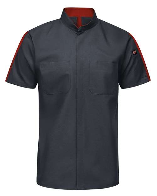 Red Kap Mimix™ Pro+ Short Sleeve Work Shirt With OilBlok - Tall Sizes SX46T
