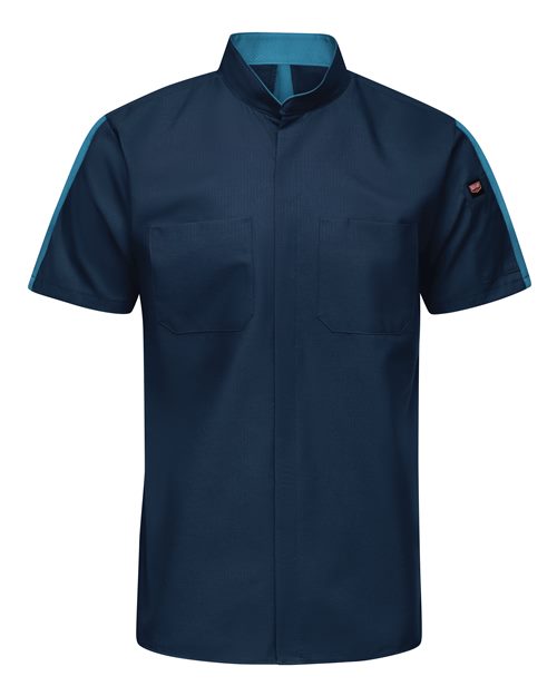 Red Kap Mimix™ Pro+ Short Sleeve Work Shirt With OilBlok - Tall Sizes SX46T