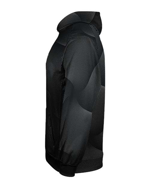 Badger Youth Warp Hooded Long Sleeve T-Shirt 2413