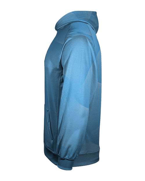 Badger Youth Warp Hooded Long Sleeve T-Shirt 2413