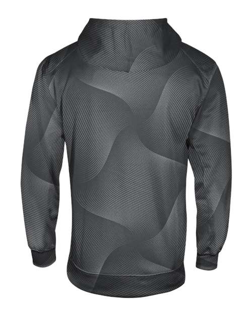 Badger Youth Warp Hooded Long Sleeve T-Shirt 2413