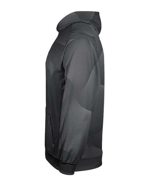 Badger Youth Warp Hooded Long Sleeve T-Shirt 2413