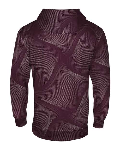 Badger Youth Warp Hooded Long Sleeve T-Shirt 2413