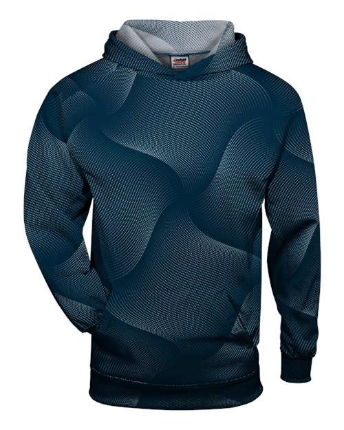 Badger Youth Warp Hooded Long Sleeve T-Shirt 2413