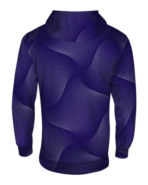 Badger Youth Warp Hooded Long Sleeve T-Shirt 2413