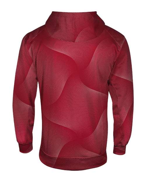 Badger Youth Warp Hooded Long Sleeve T-Shirt 2413