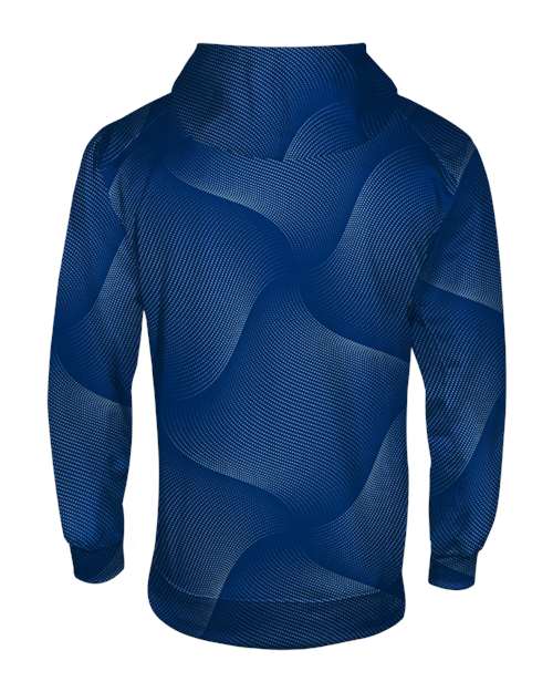 Badger Youth Warp Hooded Long Sleeve T-Shirt 2413