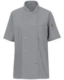 Chef Designs Women's Mimix™ Short Sleeve Chef Coat with OilBlok 045X
