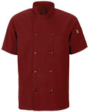 Chef Designs Mimix™ Short Sleeve Chef Coat with OilBlok 046X
