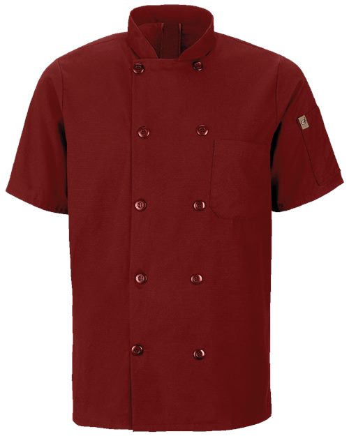 Chef Designs Mimix™ Short Sleeve Chef Coat with OilBlok 046X