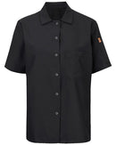 Chef Designs Women's Mimix™ Short Sleeve Cook Shirt with OilBlok 501X