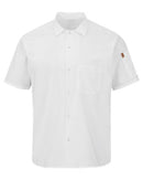 Chef Designs Mimix™ Short Sleeve Cook Shirt with OilBlok 502X