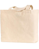 Bayside USA Made Cotton Canvas Jumbo Tote Bag BS600
