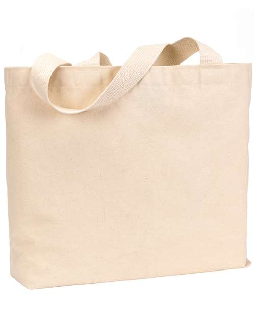 Bayside USA Made Cotton Canvas Jumbo Tote Bag BS600