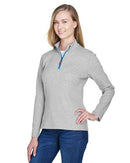 Devon & Jones Women's DRYTEC20™ Performance Quarter-Zip Pullover DG479W