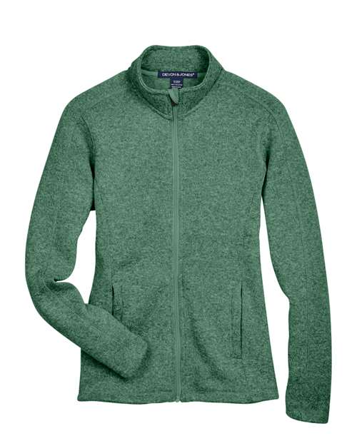 Devon & Jones Women's Bristol Full-Zip Sweater Fleece Jacket DG793W
