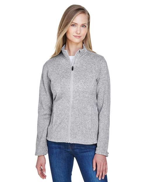 Devon & Jones Women's Bristol Full-Zip Sweater Fleece Jacket DG793W