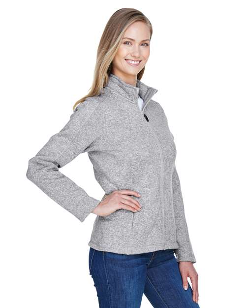 Devon & Jones Women's Bristol Full-Zip Sweater Fleece Jacket DG793W