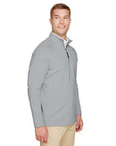 Devon & Jones CrownLux Performance® Clubhouse Micro-Stripe Quarter-Zip Pullover DG480