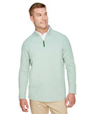 Devon & Jones CrownLux Performance® Clubhouse Micro-Stripe Quarter-Zip Pullover DG480