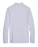 Devon & Jones CrownLux Performance® Clubhouse Micro-Stripe Quarter-Zip Pullover DG480