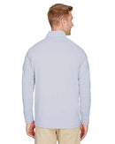 Devon & Jones CrownLux Performance® Clubhouse Micro-Stripe Quarter-Zip Pullover DG480