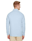 Devon & Jones CrownLux Performance® Clubhouse Micro-Stripe Quarter-Zip Pullover DG480
