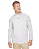 Devon & Jones CrownLux Performance® Clubhouse Micro-Stripe Quarter-Zip Pullover DG480