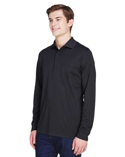 CORE365 Pinnacle Performance Long Sleeve Piqué Polo with Pocket 88192P