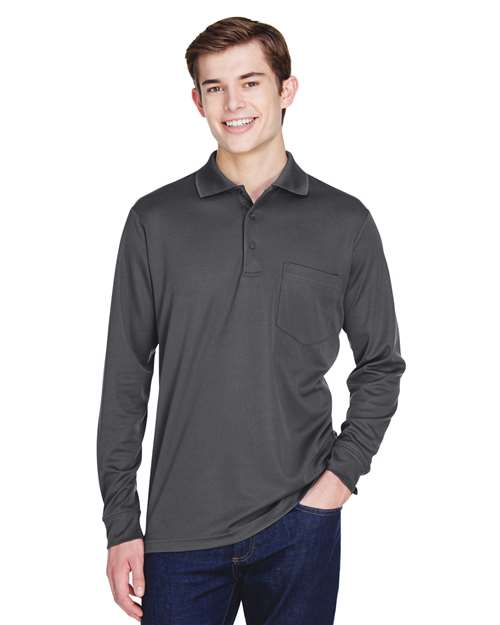 CORE365 Pinnacle Performance Long Sleeve Piqué Polo with Pocket 88192P