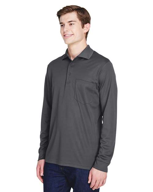CORE365 Pinnacle Performance Long Sleeve Piqué Polo with Pocket 88192P