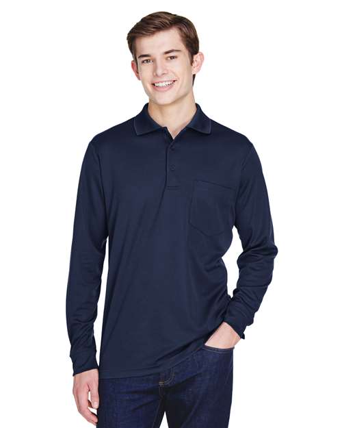 CORE365 Pinnacle Performance Long Sleeve Piqué Polo with Pocket 88192P