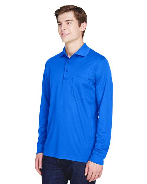 CORE365 Pinnacle Performance Long Sleeve Piqué Polo with Pocket 88192P